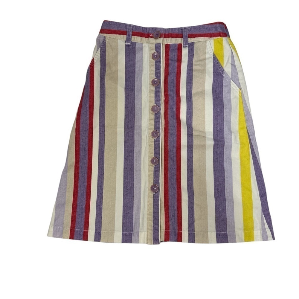 Anthropologie Maeve Seafaring Striped Skirt Women’s Size 0